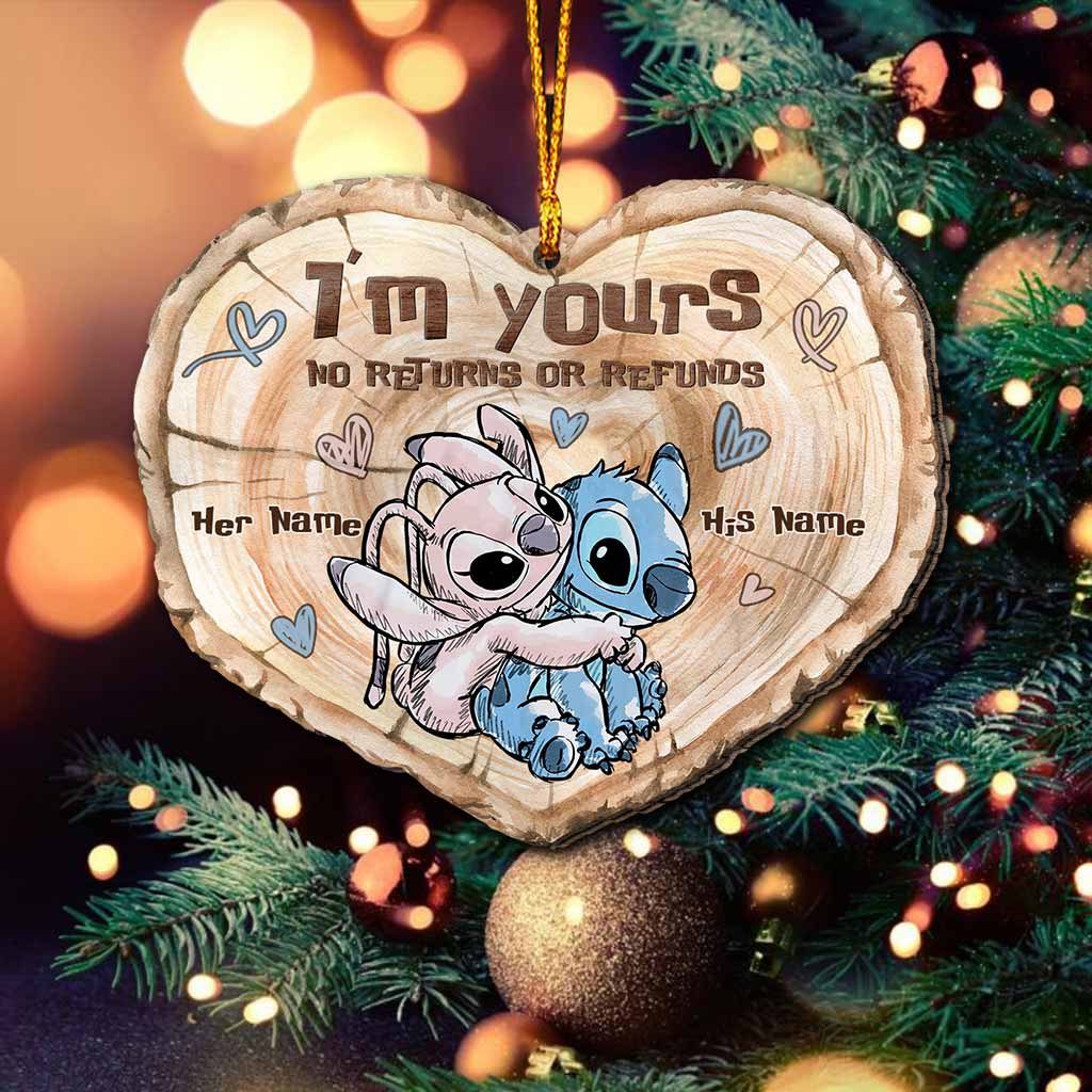 Personalized Christmas Ohana Ornament Custom Names Gift
