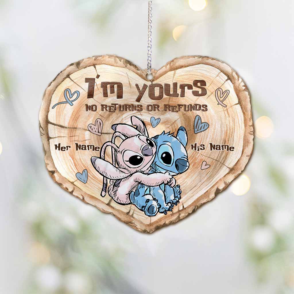 Personalized Christmas Ohana Ornament Custom Names Gift