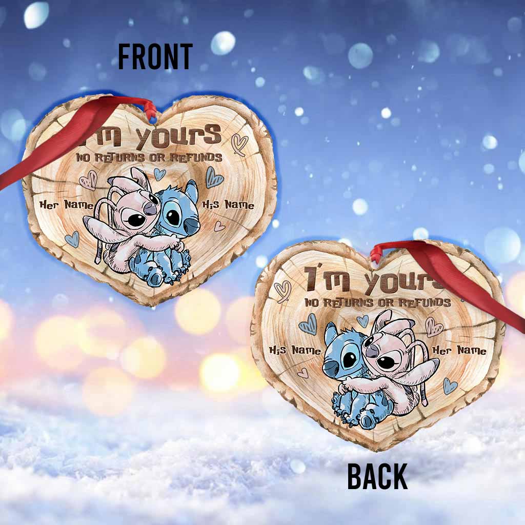 Personalized Christmas Ohana Ornament Custom Names Gift