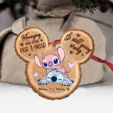 Load image into Gallery viewer, Personalized Christmas Ohana Ornament Custom Name Gift for Couples
