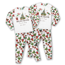 Load image into Gallery viewer, Personalized Christmas Pajama Set with Favorite Things Design for Family
