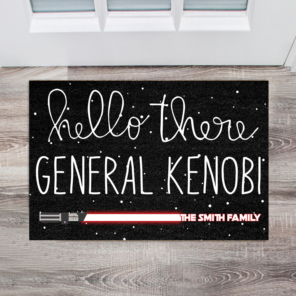 Personalized Star Wars Doormat Custom Name Gift for Fans