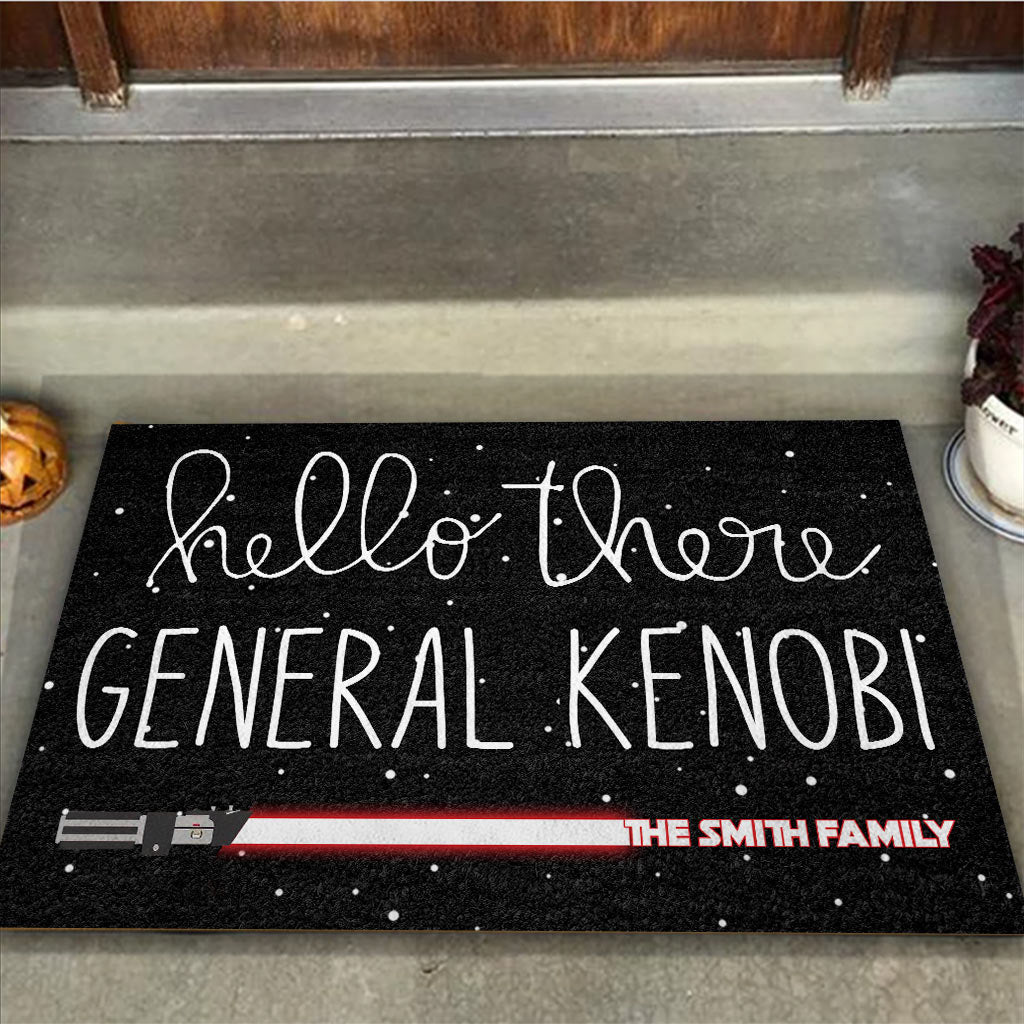 Personalized Star Wars Doormat Custom Name Gift for Fans