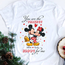 Load image into Gallery viewer, Personalized Mickey Mouse Couple T-shirt &amp; Hoodie Gift
