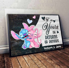 Load image into Gallery viewer, Personalized Ohana Canvas Poster Unique Couple Gift
