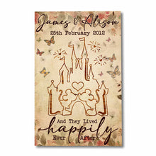 Load image into Gallery viewer, Personalized Wedding Anniversary Mouse Poster Custom Couple Gift
