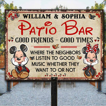Load image into Gallery viewer, Personalized Rectangle Metal Sign for Backyard Decor Gift
