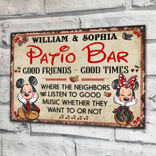 Load image into Gallery viewer, Personalized Rectangle Metal Sign for Backyard Decor Gift
