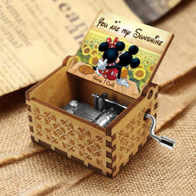 Load image into Gallery viewer, Personalized Hand Crank Music Box Couple Gift You Are My Sunshine
