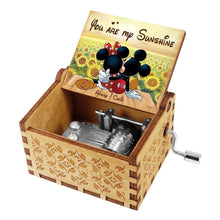 Load image into Gallery viewer, Personalized Hand Crank Music Box Couple Gift You Are My Sunshine
