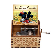 Load image into Gallery viewer, Personalized Hand Crank Music Box Couple Gift You Are My Sunshine
