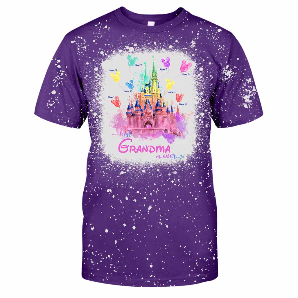 Personalized Bleached Shirt Best Grandma Ever Gift Idea for Mother's Day