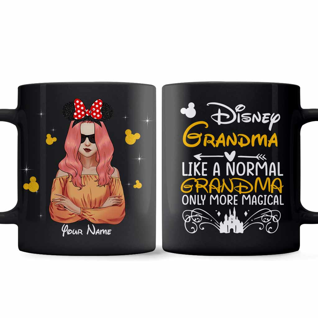 Personalized Disney Grandma Mouse Mug Custom Name Gift for Mom