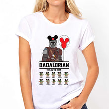 Load image into Gallery viewer, Personalized DADALORIAN T-Shirt &amp; Hoodie Gift for Dad

