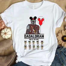 Load image into Gallery viewer, Personalized DADALORIAN T-Shirt &amp; Hoodie Gift for Dad
