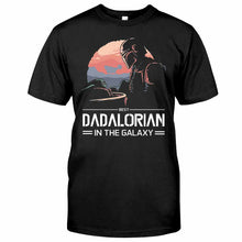 Load image into Gallery viewer, Personalized Best Dad In The Galaxy T-shirt &amp; Hoodie Gift
