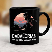 Load image into Gallery viewer, Personalized Best Dad in the Galaxy Mug Custom Gift for Dad
