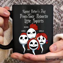 Load image into Gallery viewer, Personalized Halloween Mug Gift for Dad from Kids | Custom Name

