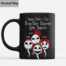 Load image into Gallery viewer, Personalized Halloween Mug Gift for Dad from Kids | Custom Name
