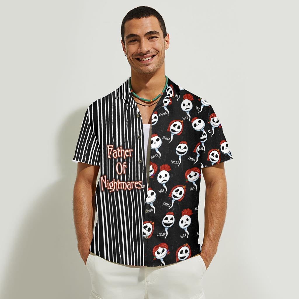 Personalized Father Of Nightmares Hawaiian Shirt for Dad