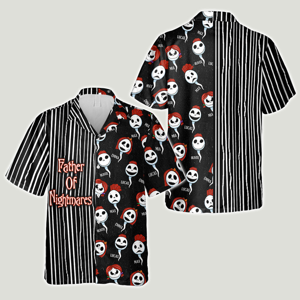 Personalized Father Of Nightmares Hawaiian Shirt for Dad