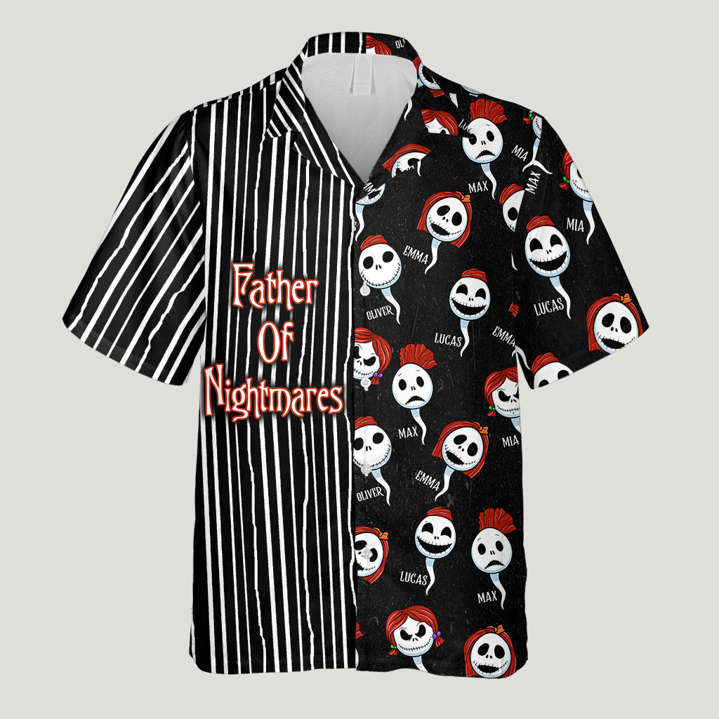Personalized Father Of Nightmares Hawaiian Shirt for Dad