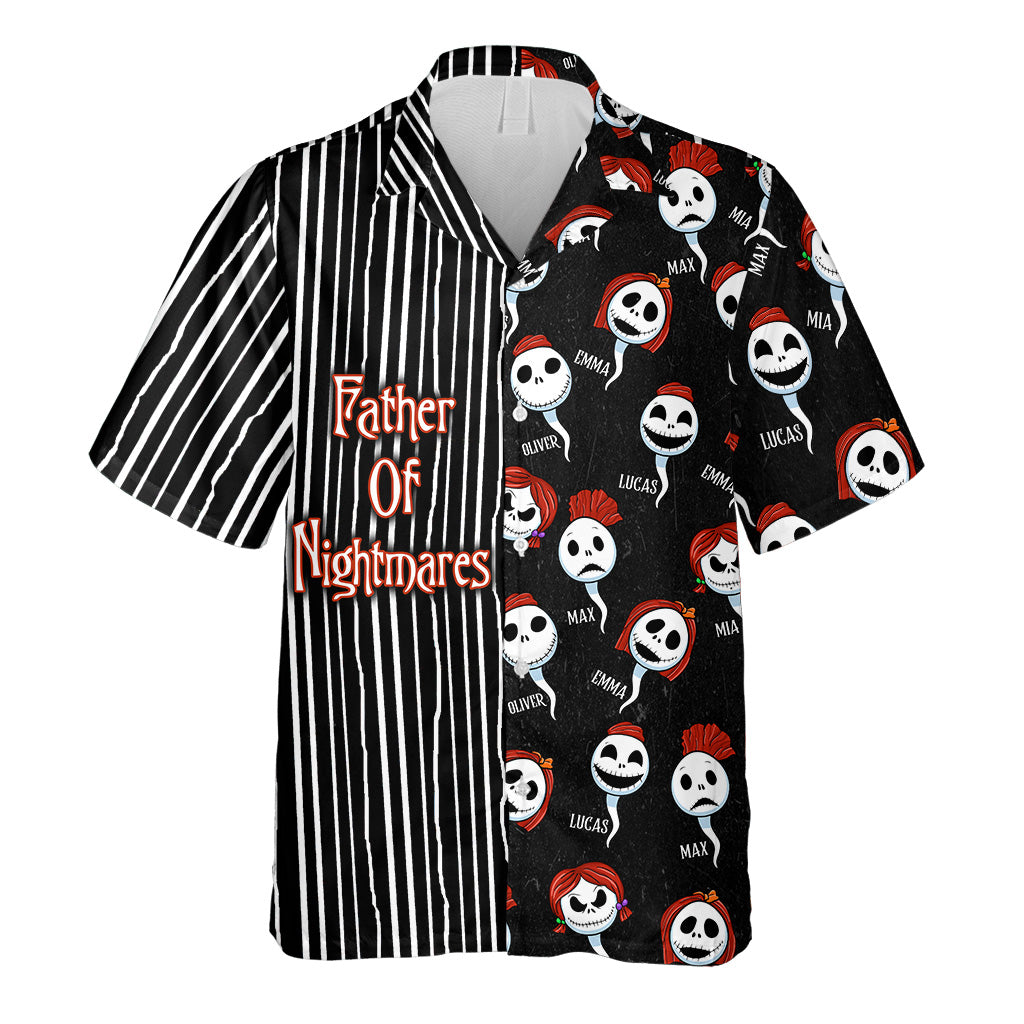 Personalized Father Of Nightmares Hawaiian Shirt for Dad