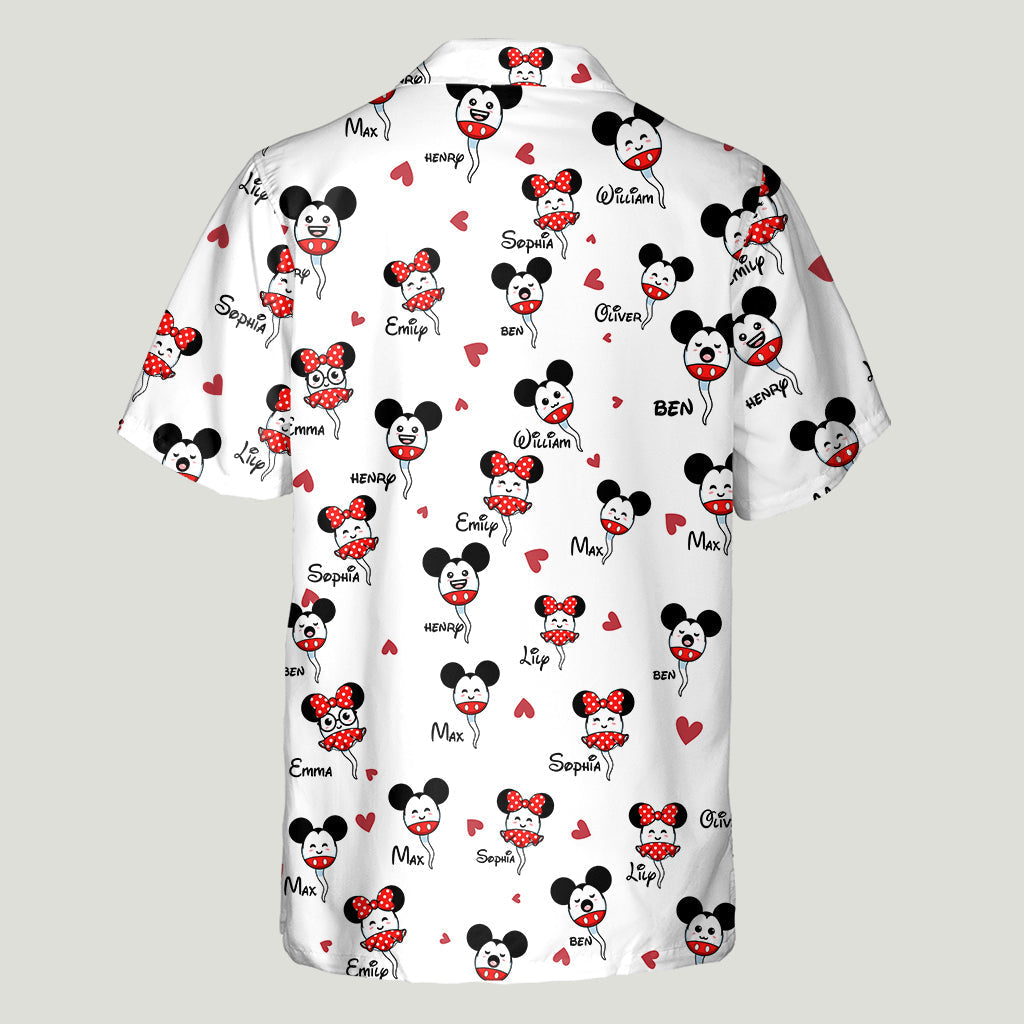 Personalized Daddy Mouse Hawaiian Shirt Custom Name Gift for Dad