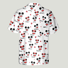 Load image into Gallery viewer, Personalized Daddy Mouse Hawaiian Shirt Custom Name Gift for Dad
