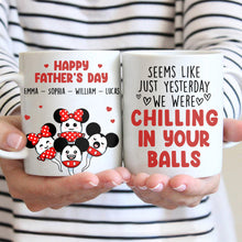 Load image into Gallery viewer, Personalized Father's Day Mouse Mug Custom Name Gift
