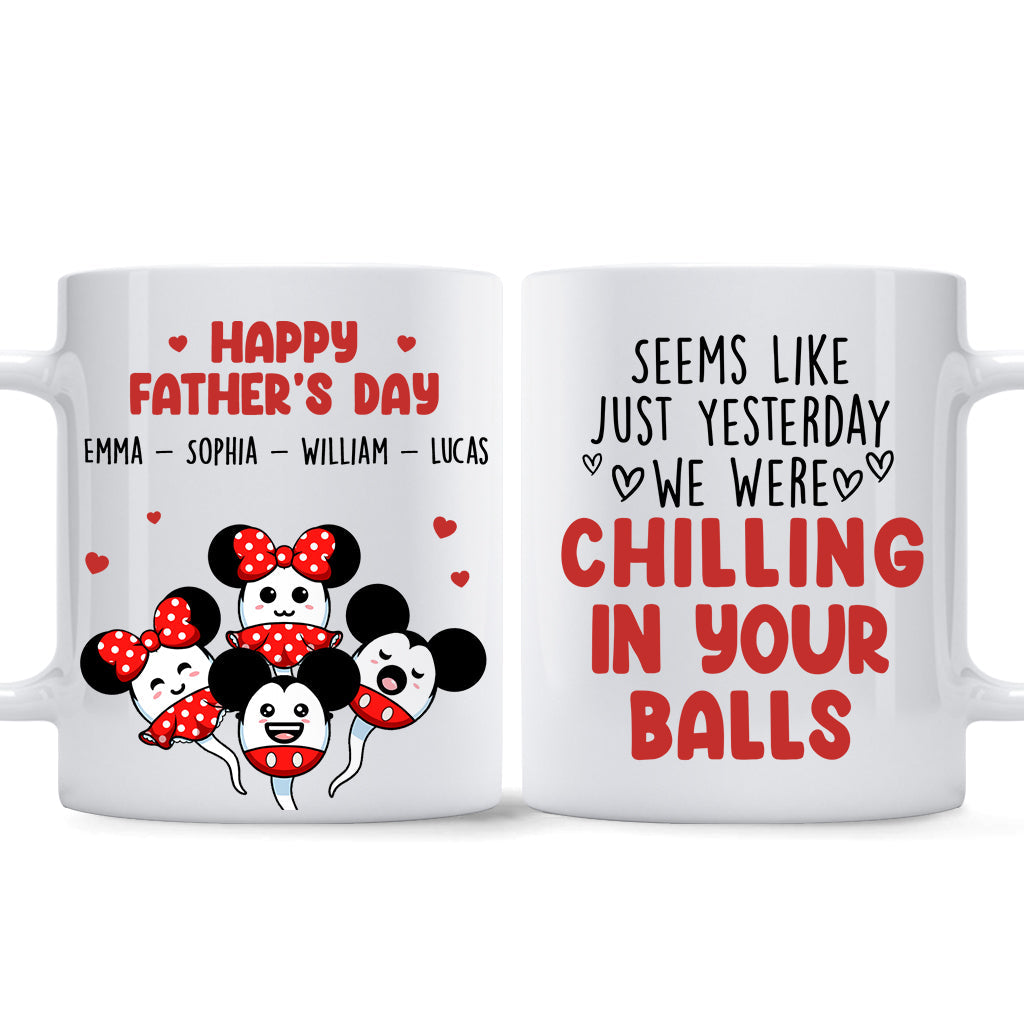 Personalized Father's Day Mouse Mug Custom Name Gift