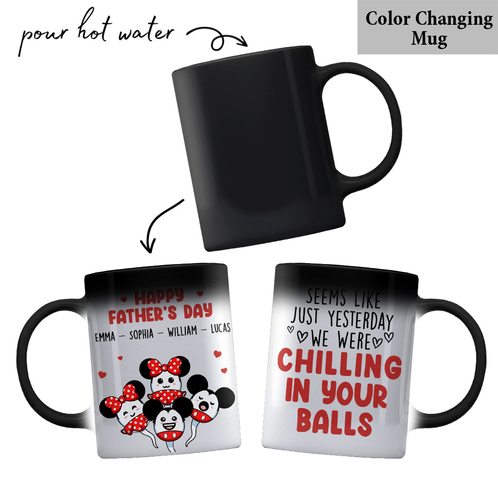 Personalized Father's Day Mouse Mug Custom Name Gift