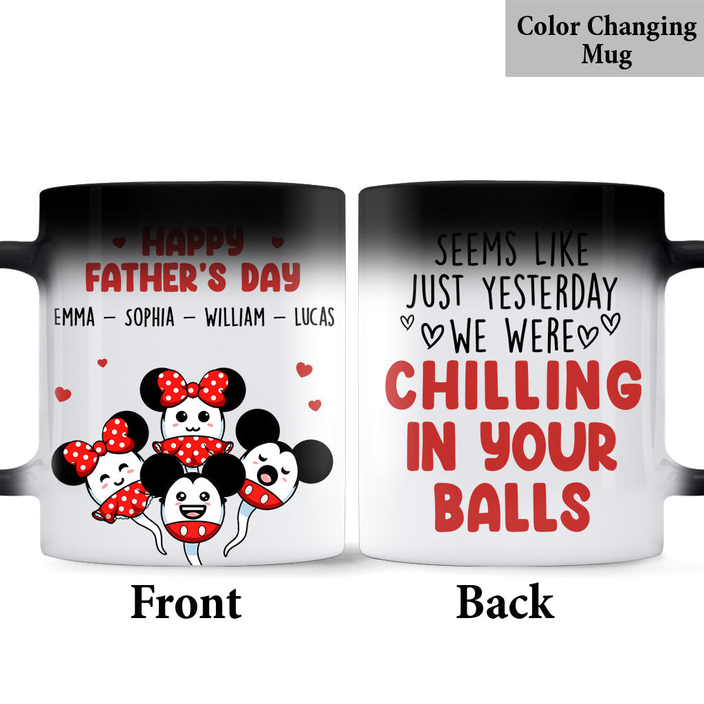 Personalized Father's Day Mouse Mug Custom Name Gift