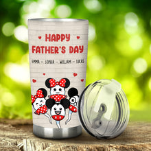 Load image into Gallery viewer, Personalized Father's Day Mouse Tumbler Custom Name Gift
