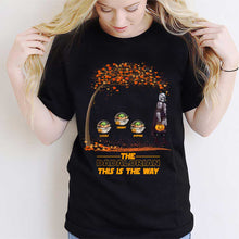 Load image into Gallery viewer, Personalized Halloween T-shirt &amp; Hoodie The DADALORIAN Gift for Kids
