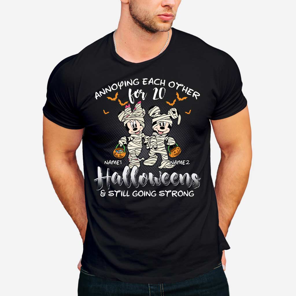 Personalized Halloween Mouse T-shirt & Hoodie Unique Couple Gift
