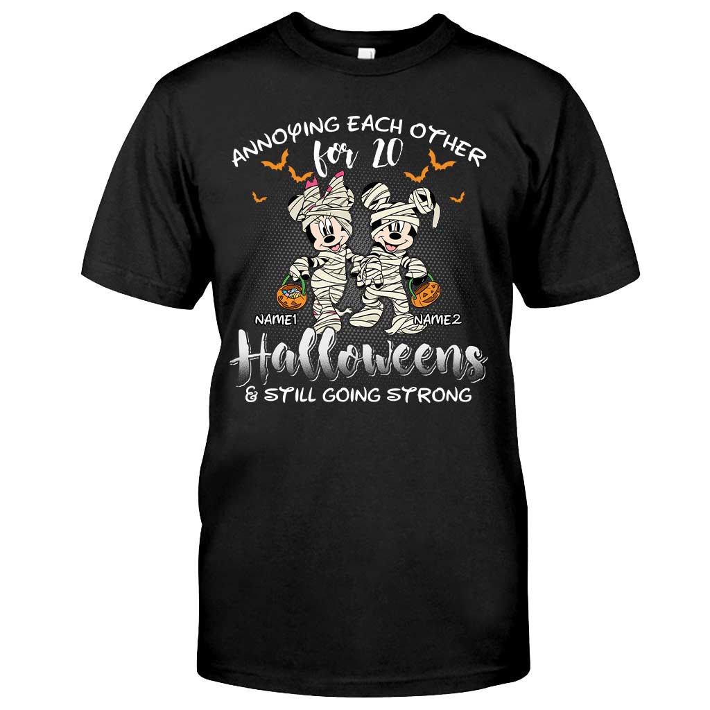 Personalized Halloween Mouse T-shirt & Hoodie Unique Couple Gift