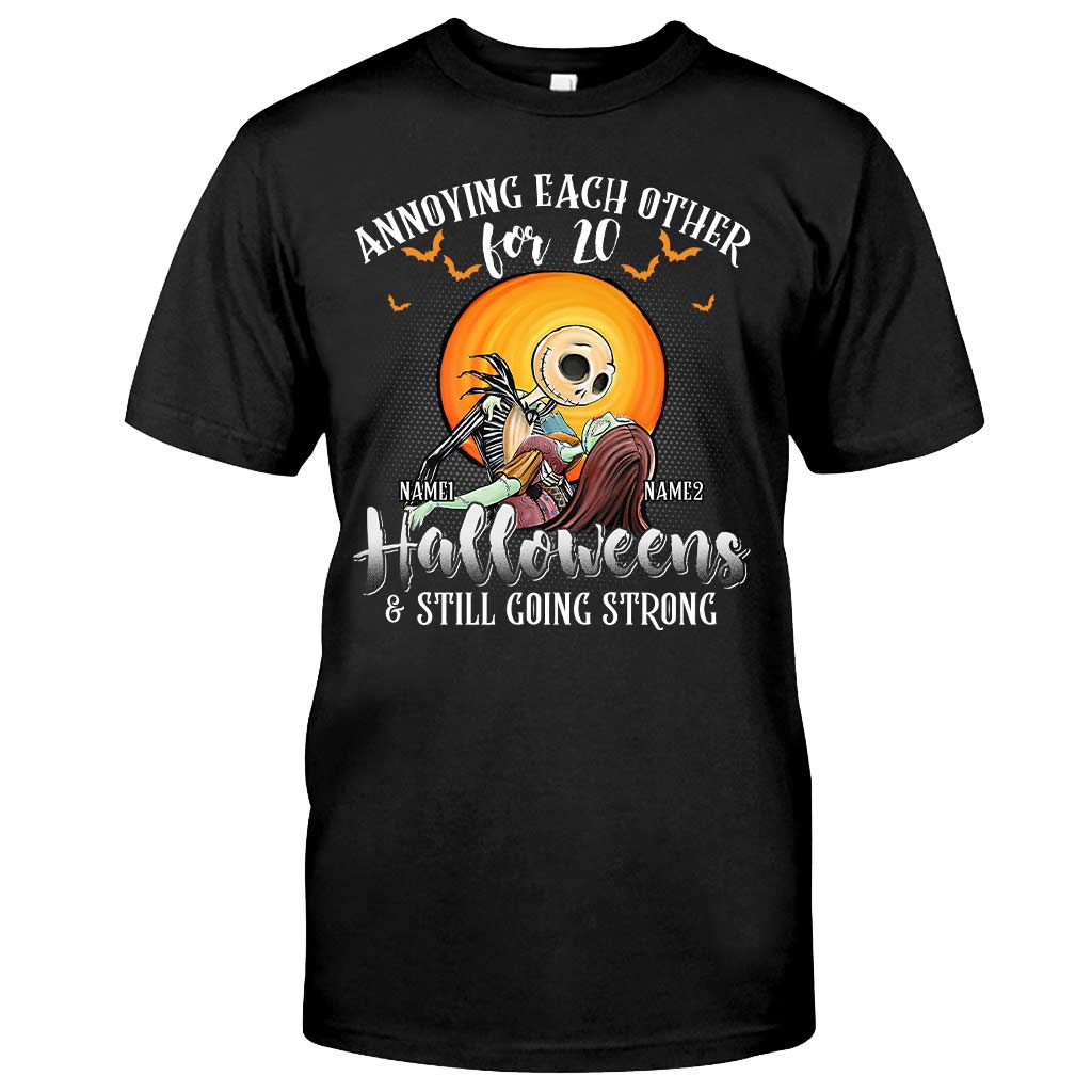 Personalized Halloween T-shirt & Hoodie Custom Names Gift