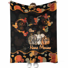 Load image into Gallery viewer, Personalized Thanksgiving Blanket for Grandma - Cozy Custom Nana Gift
