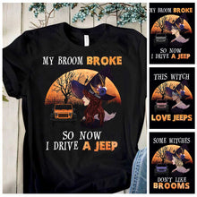 Load image into Gallery viewer, Personalized Halloween T-Shirt &amp; Hoodie Custom Name for Jeep Lovers
