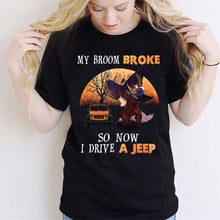 Load image into Gallery viewer, Personalized Halloween T-Shirt &amp; Hoodie Custom Name for Jeep Lovers
