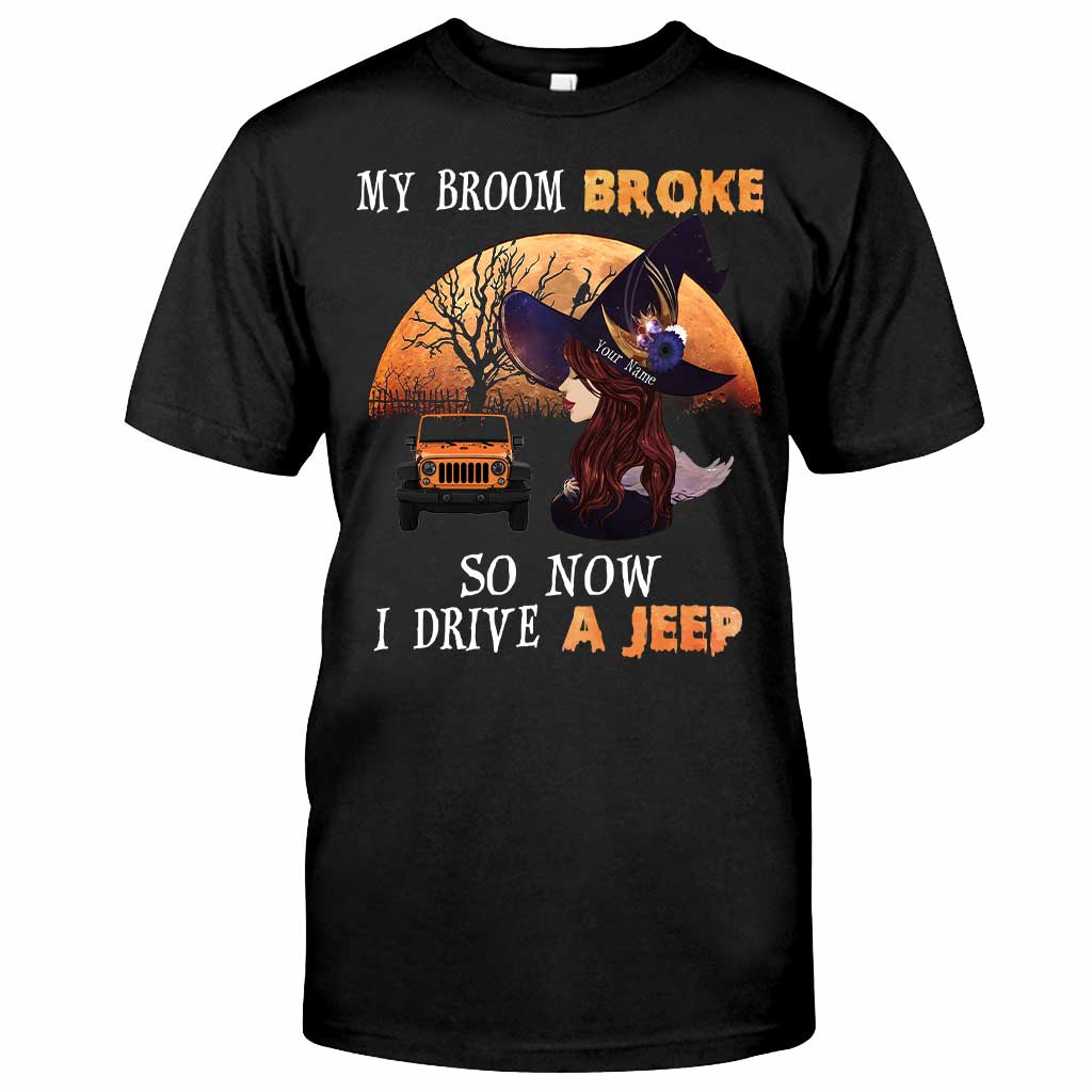 Personalized Halloween T-Shirt & Hoodie Custom Name for Jeep Lovers