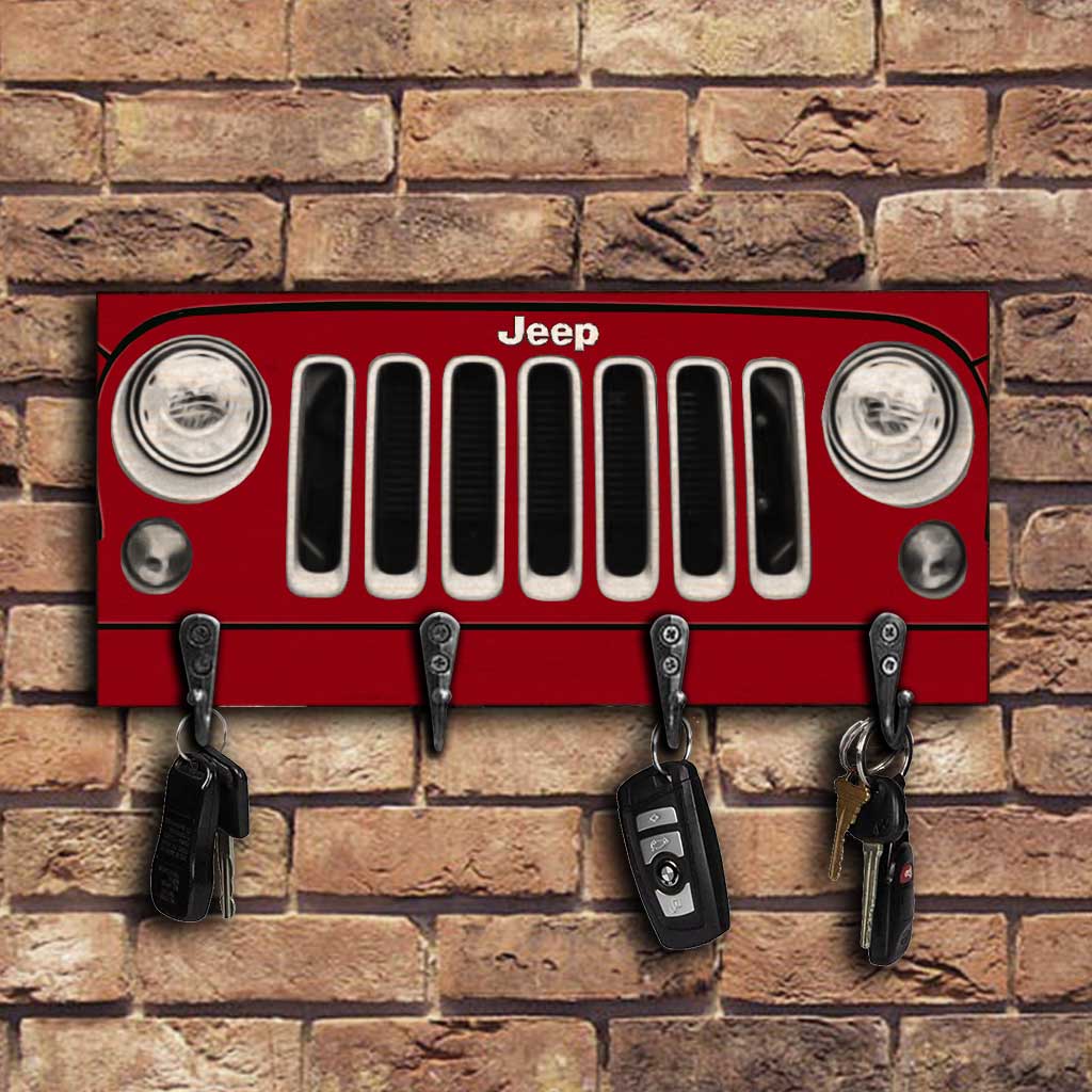 Personalized Jeep Car Key Rack Custom Name Gift for Him