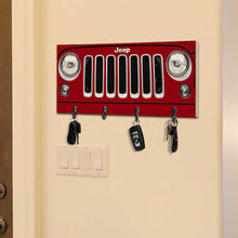 Load image into Gallery viewer, Personalized Jeep Car Key Rack Custom Name Gift for Him
