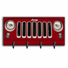Load image into Gallery viewer, Personalized Jeep Car Key Rack Custom Name Gift for Him
