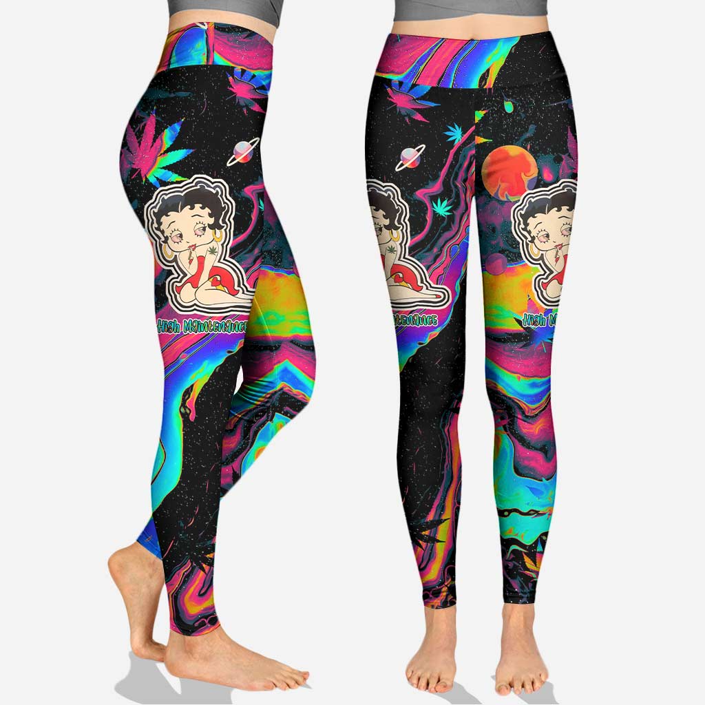 Personalized High Maintenance Weed Hoodie & Leggings Set