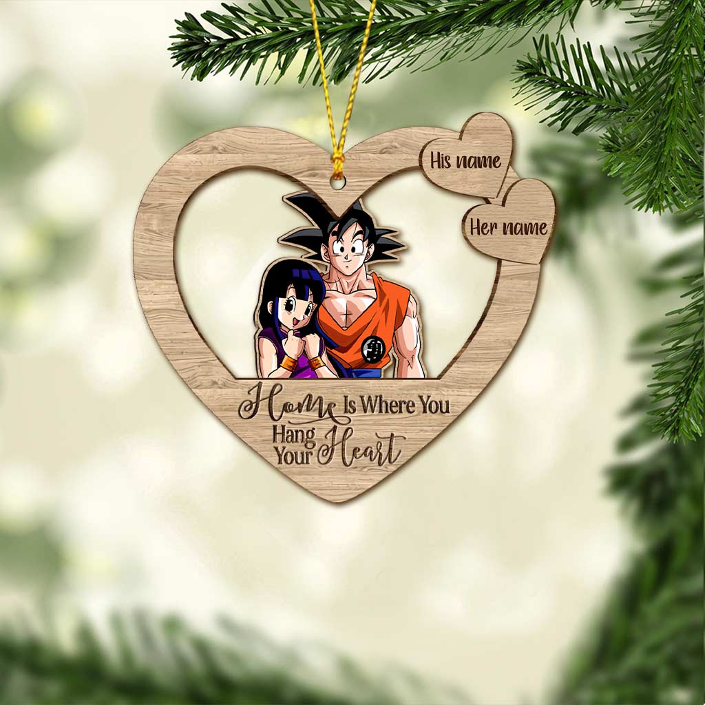 Personalized Christmas Ornament Custom Name Gift for Couple