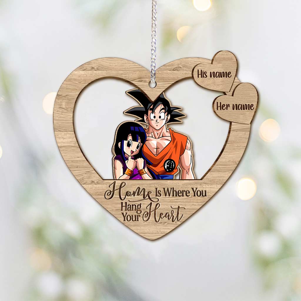 Personalized Christmas Ornament Custom Name Gift for Couple