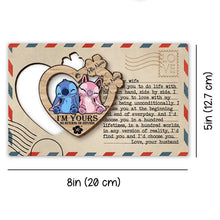 Load image into Gallery viewer, Personalized Wooden Pop Out Ornament Custom Couple Gift for Christmas
