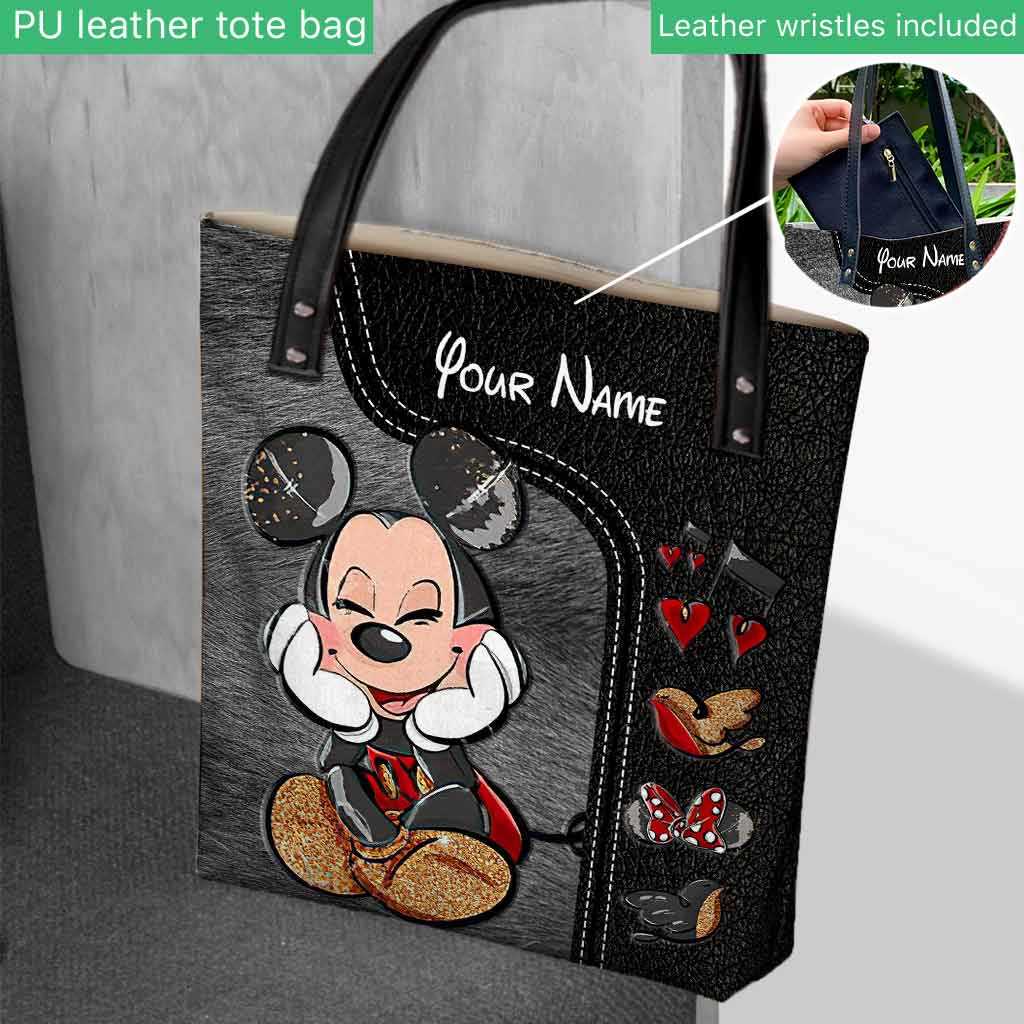 Personalized Mouse Ears Tote Bag Custom Name Gift for Mom